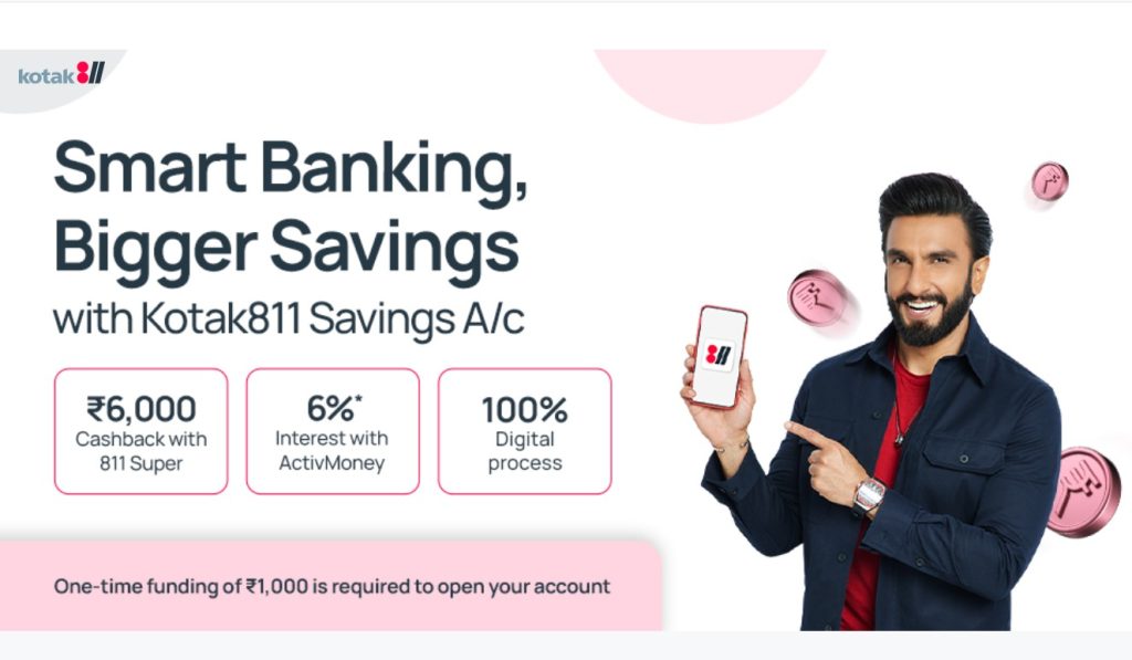 घरबसल्या फक्त काही मिनिटांत उघडा कोटक महाबचत झिरो बॅलन्स अकाऊंट!