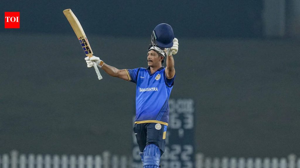 विश्वराज जडेजाच्या नाबाद 165 धावांच्या जोरावर सौराष्ट्र विजय हजारे ट्रॉफीच्या अंतिम फेरीत