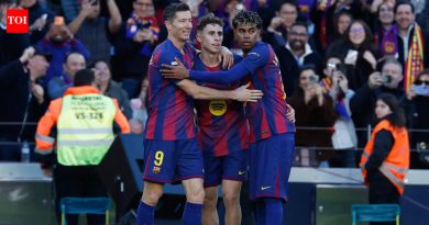 लॅमिने यामाल आणि रॉबर्ट लेवांडोव्स्की यांच्यामुळे बार्सिलोनाने ला लीगामध्ये चार गुणांची आघाडी मिळवली