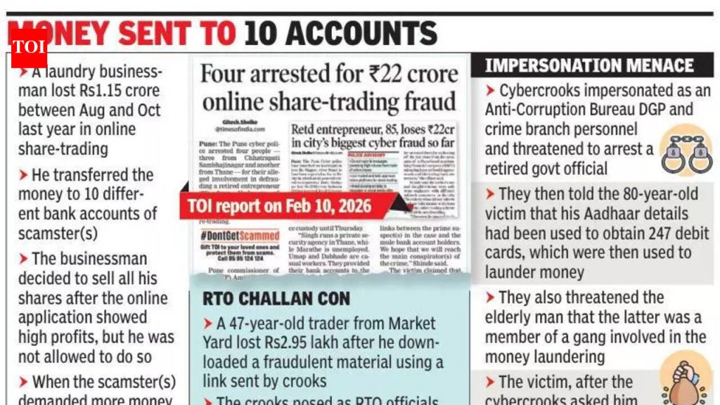 ऑनलाइन फसवणूक करणाऱ्यांनी लाँड्री व्यावसायिकाची १.१५ कोटी रुपयांची फसवणूक केली आहे