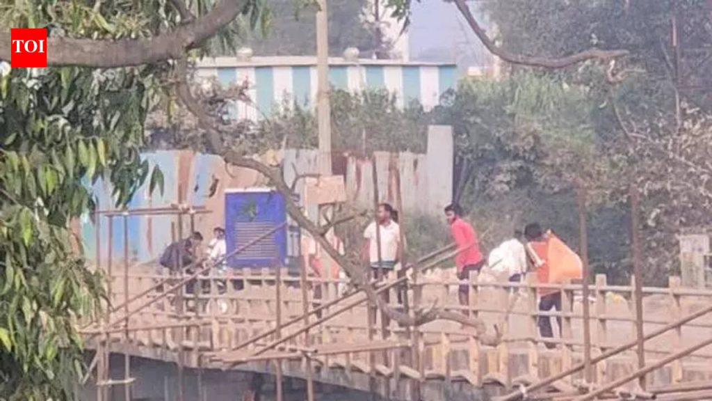 इंद्रायणी नदीवरील चावी पुलाची संथगतीने झालेली दुरुस्ती चऱ्होलीवासीयांनी अधोरेखित केली