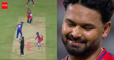 पहा: एलएसजी विरुद्ध डीसी मधील जुगार उघडल्यानंतर विचित्र बाद झाल्यानंतर ऋषभ पंत हसतो