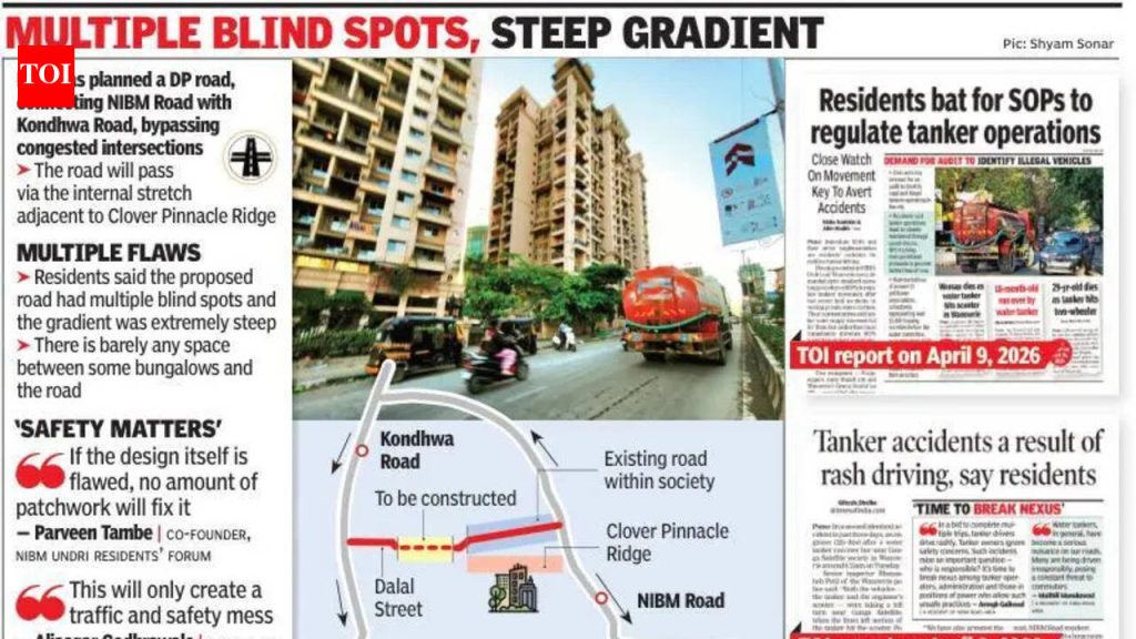 पीएमसीच्या प्रस्तावित डीपी रोडला एनआयबीएम आणि उंड्री रहिवाशांनी ‘डेथ ट्रॅप’ टॅग दिला