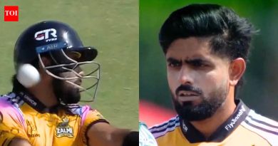 भितीदायक क्षण! पीएसएल सामन्यादरम्यान पाकिस्तानच्या बाबर आझमला तीव्र वेदना – पहा | क्रिकेट बातम्या