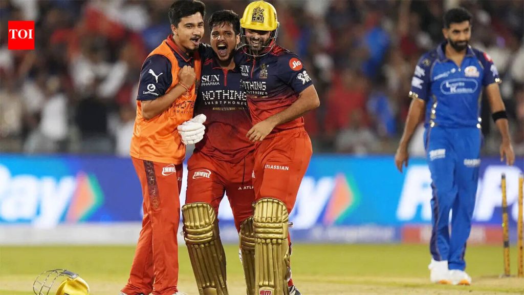 IPL 2026: RCB ने मुंबई इंडियन्सला नॉकआउट करण्यासाठी शेवटच्या चेंडूचा थ्रिलर जिंकला