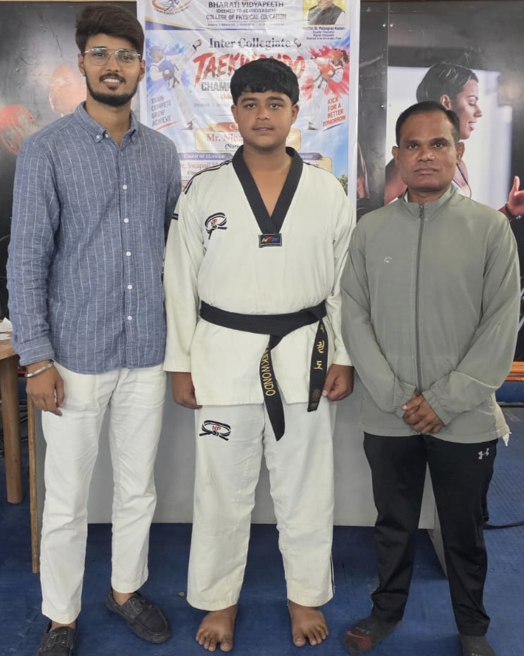 तायक्वांदो स्पर्धेत कुणाल गोळेचे सुवर्णयश; राष्ट्रीय स्पर्धेसाठी निवड